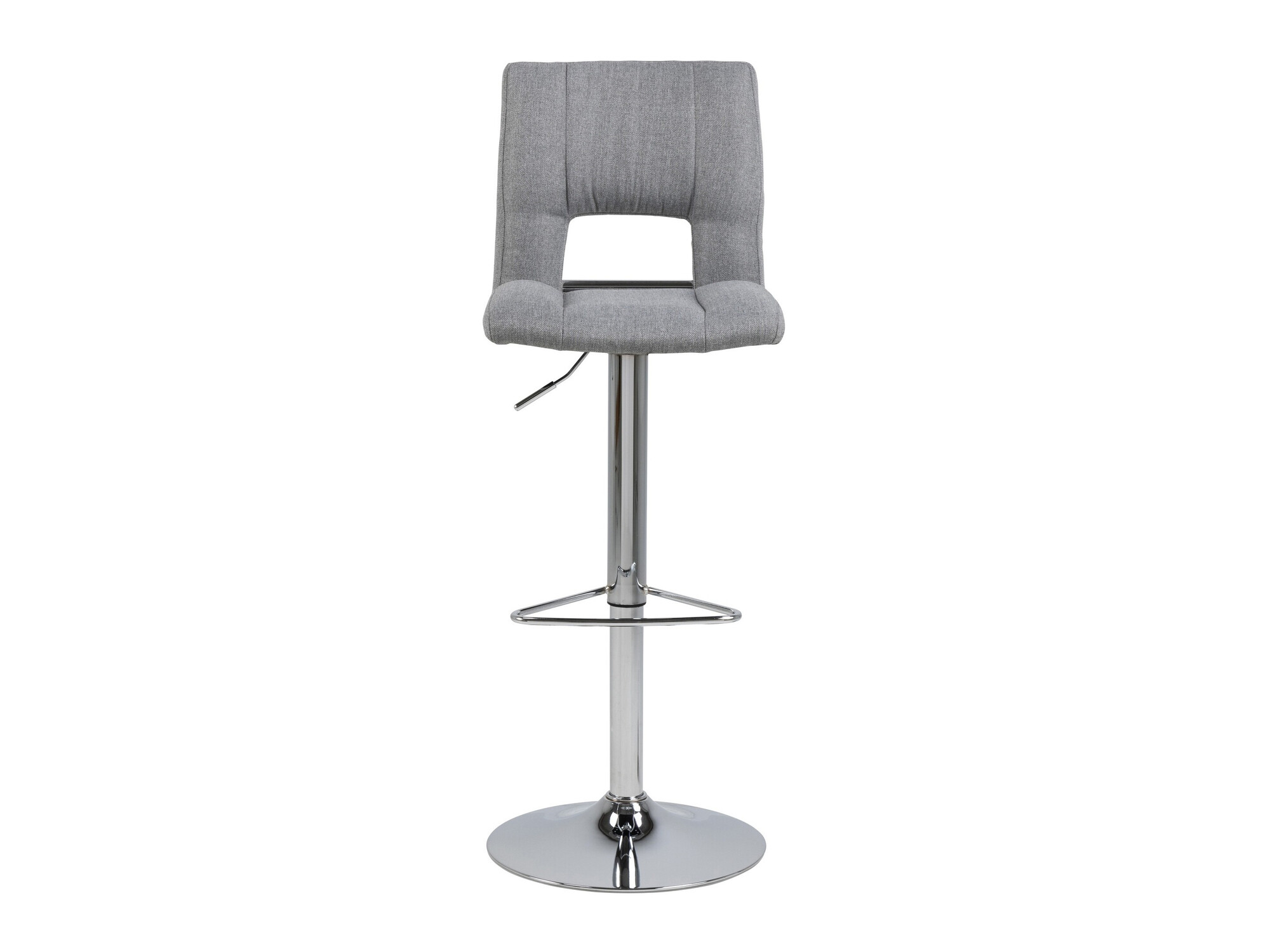Chaise de bar mi-hauteur Norsica 164 (Gris clair + Argent)