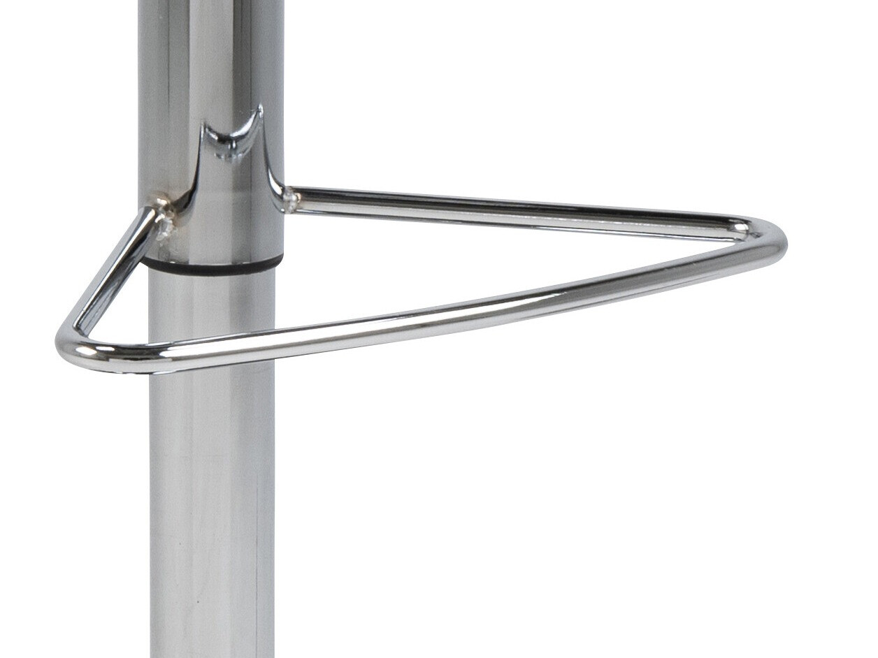 Chaise de bar mi-hauteur Norsica 164 (Gris clair + Argent)