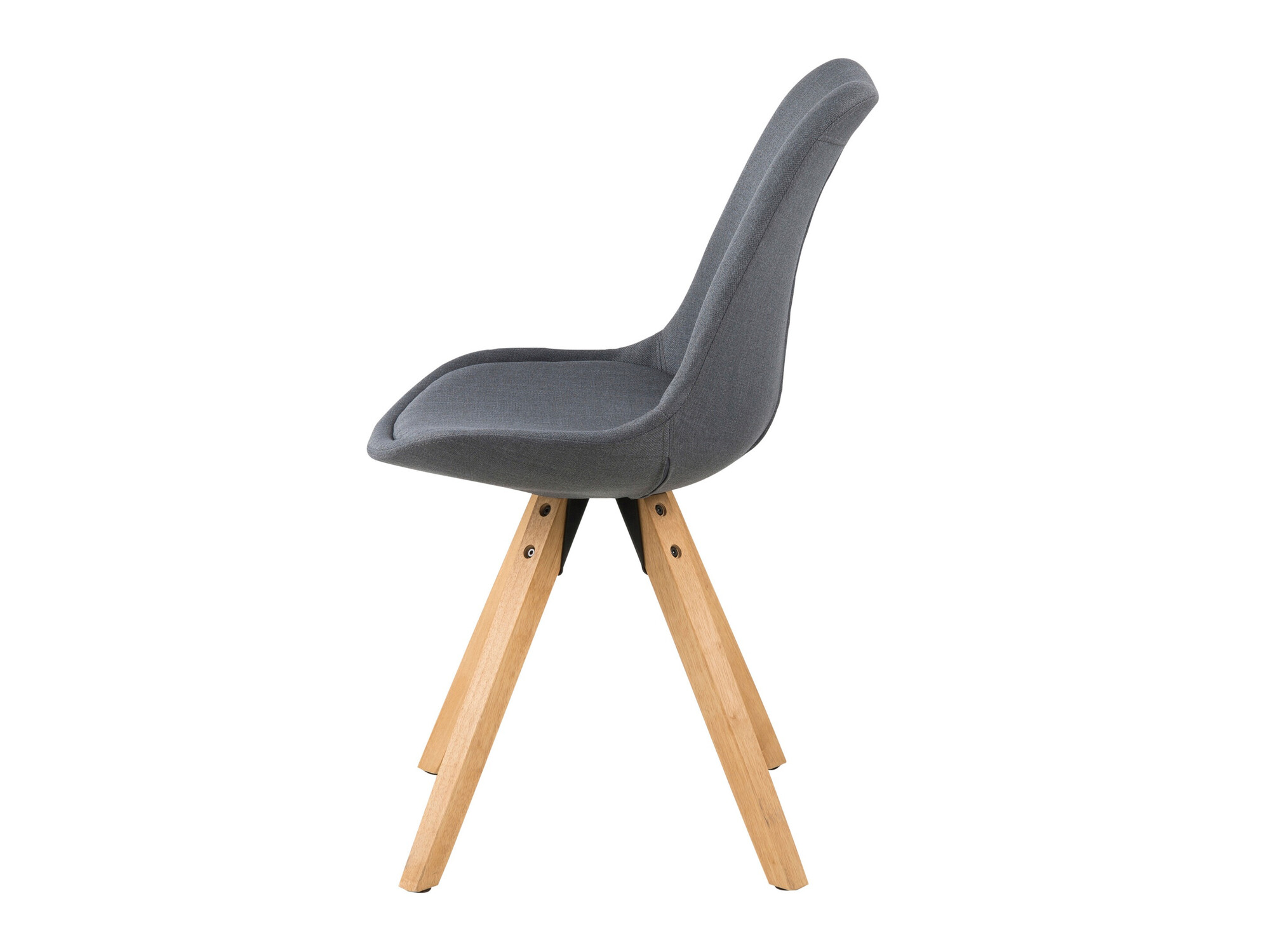 Chaise Norsica 135 (Gris foncé + Brun clair)