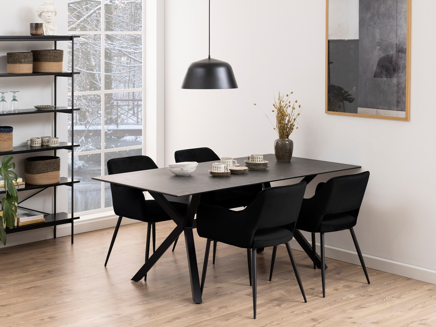 Chaise Norsica 322 (Noir)