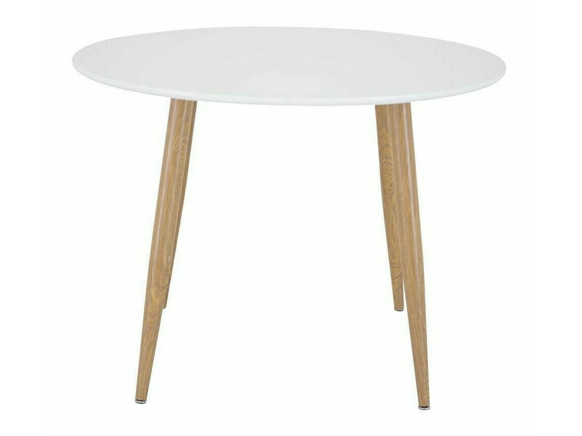 Table Dallas 126 (Blanc + chêne)