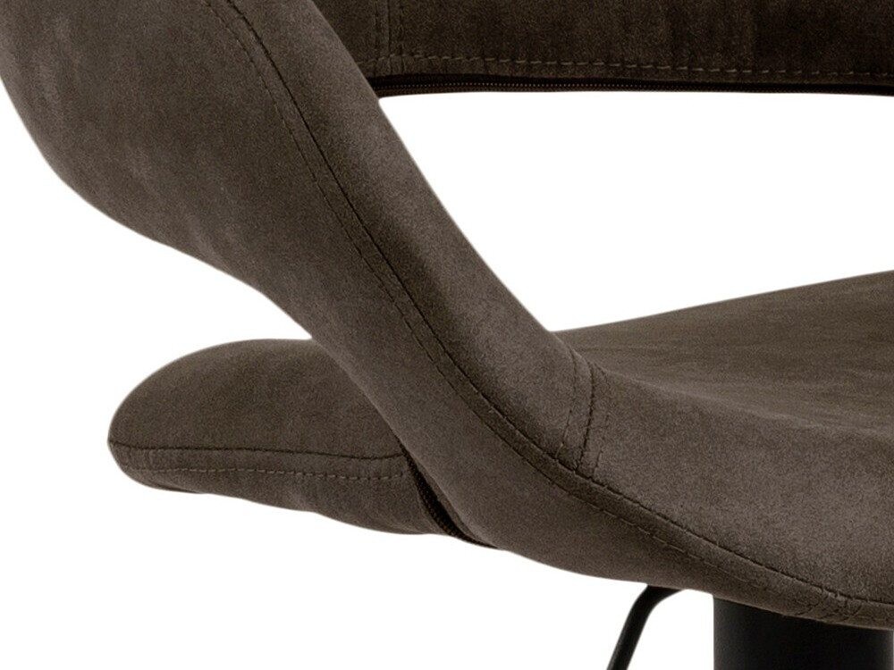 Chaise de bar mi-hauteur Norsica 280 (Anthracite + Noir)