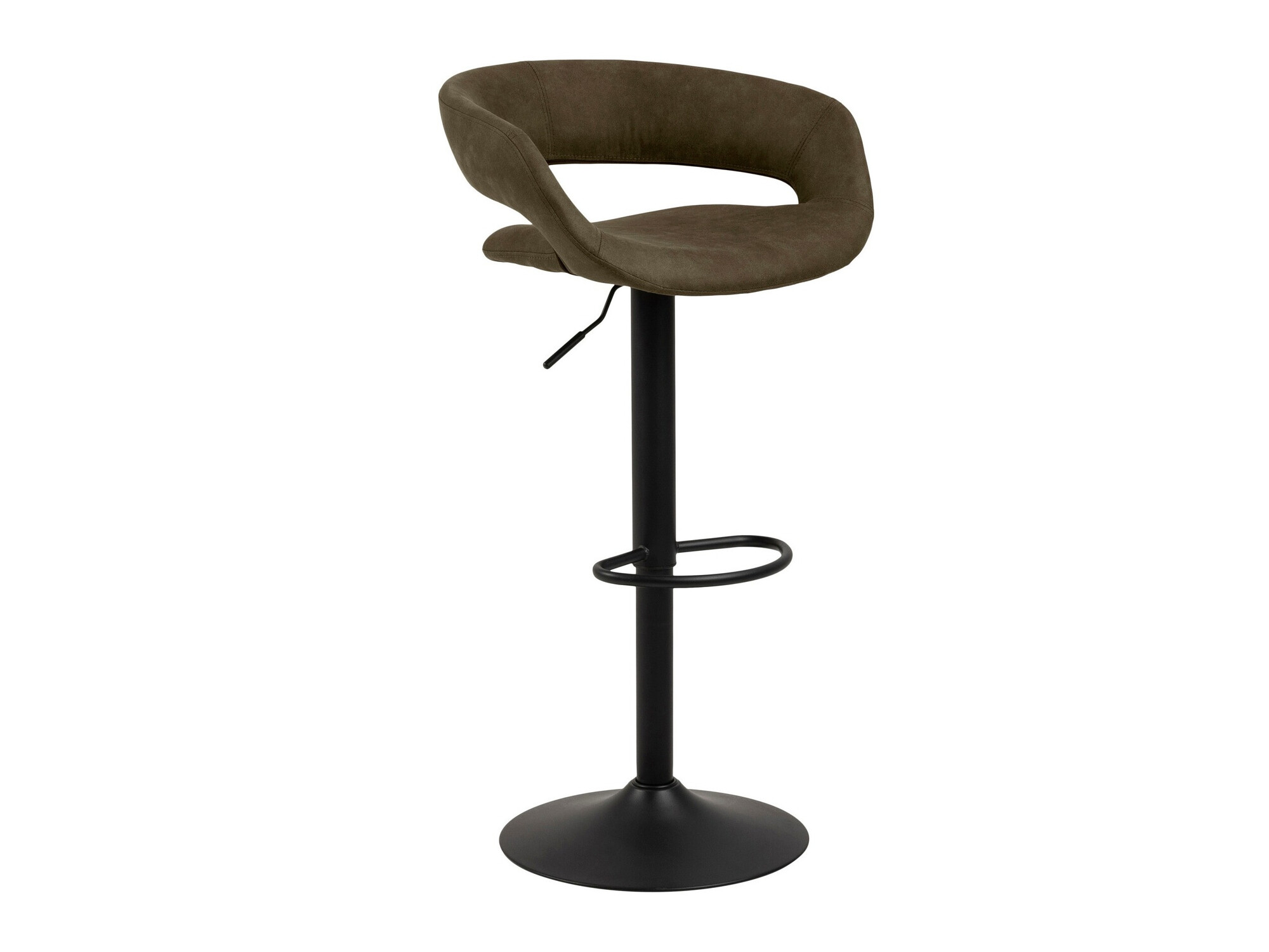 Chaise de bar mi-hauteur Norsica 280 (Chaki + Noir)