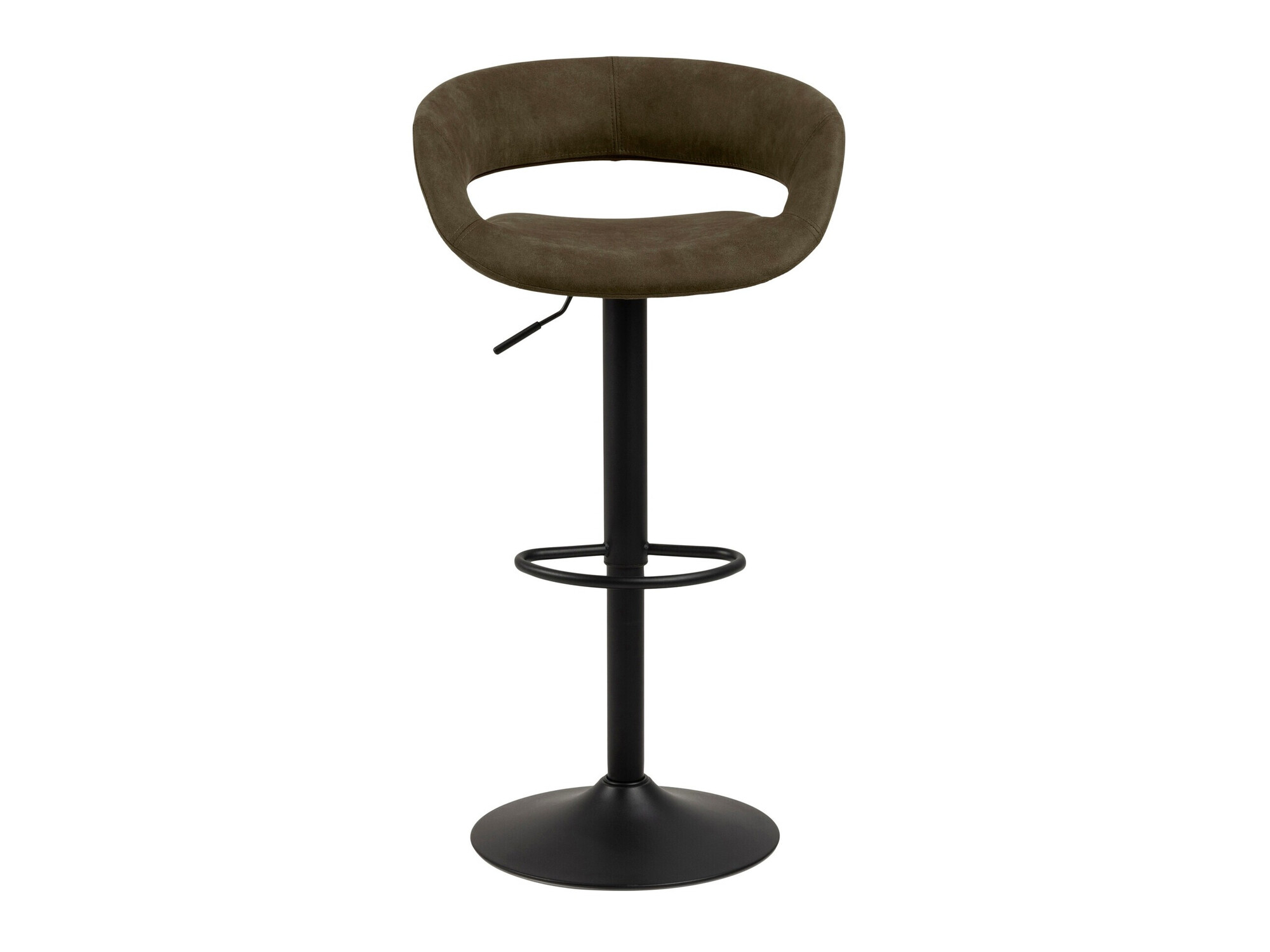 Chaise de bar mi-hauteur Norsica 280 (Chaki + Noir)