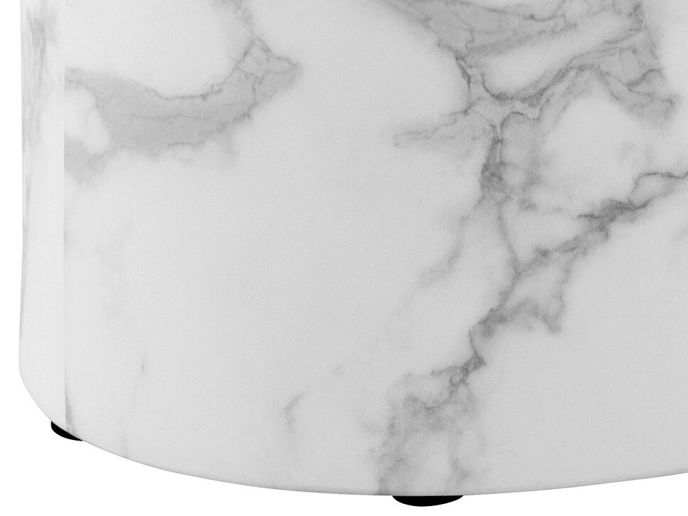 Ensemble de tables d'appoint Norsica 587 (Marbre blanc)