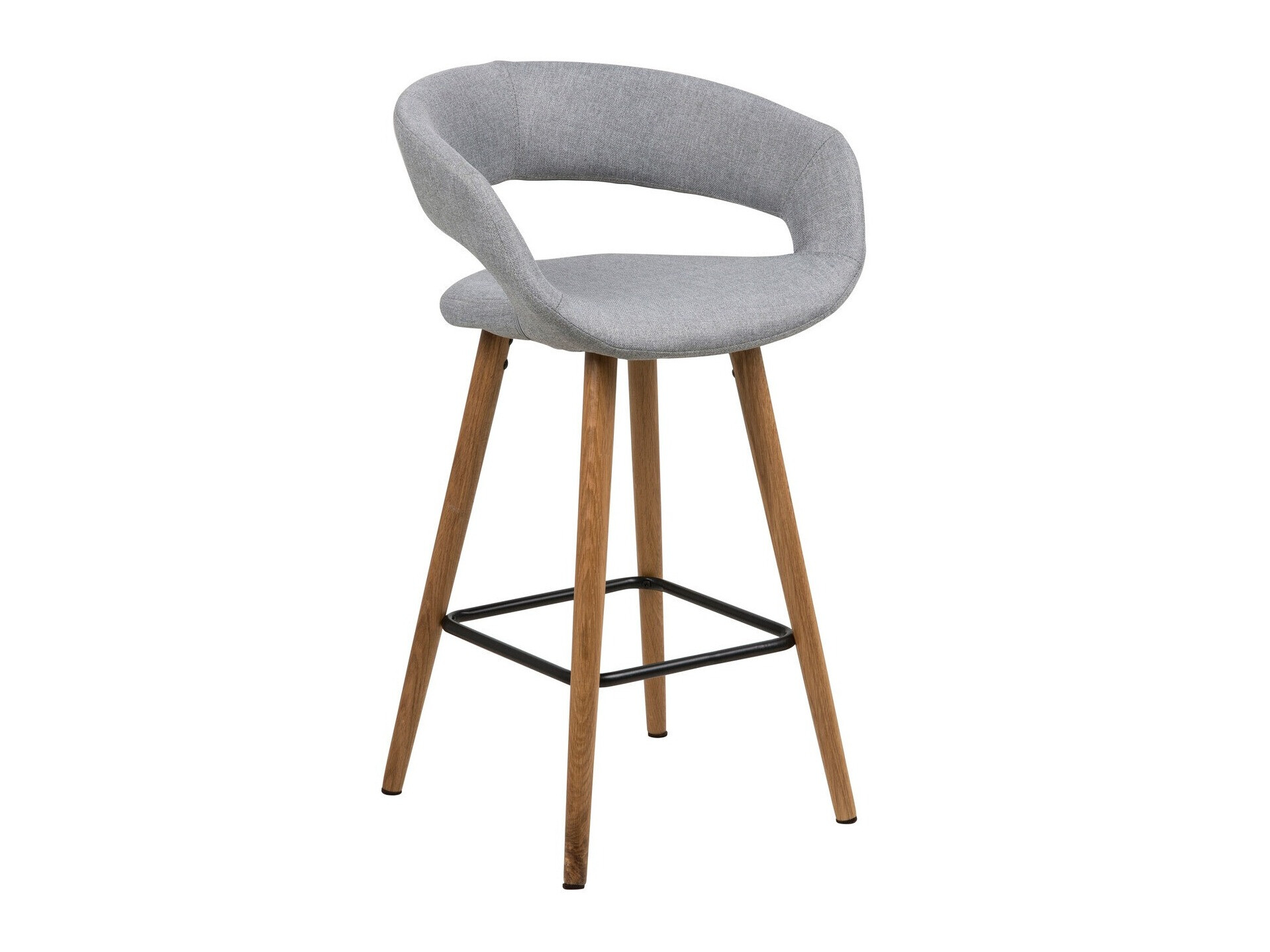 Chaise de bar mi-hauteur Norsica 139 (Gris clair)