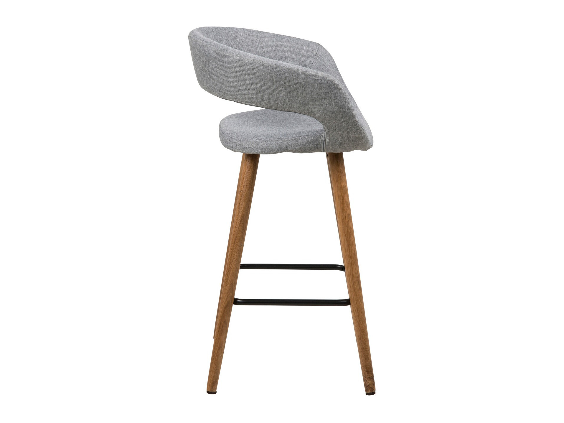 Chaise de bar mi-hauteur Norsica 139 (Gris clair)