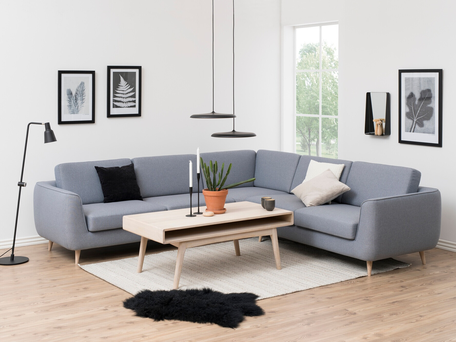 Table basse Norsica Elmdome 105 (Brun clair)