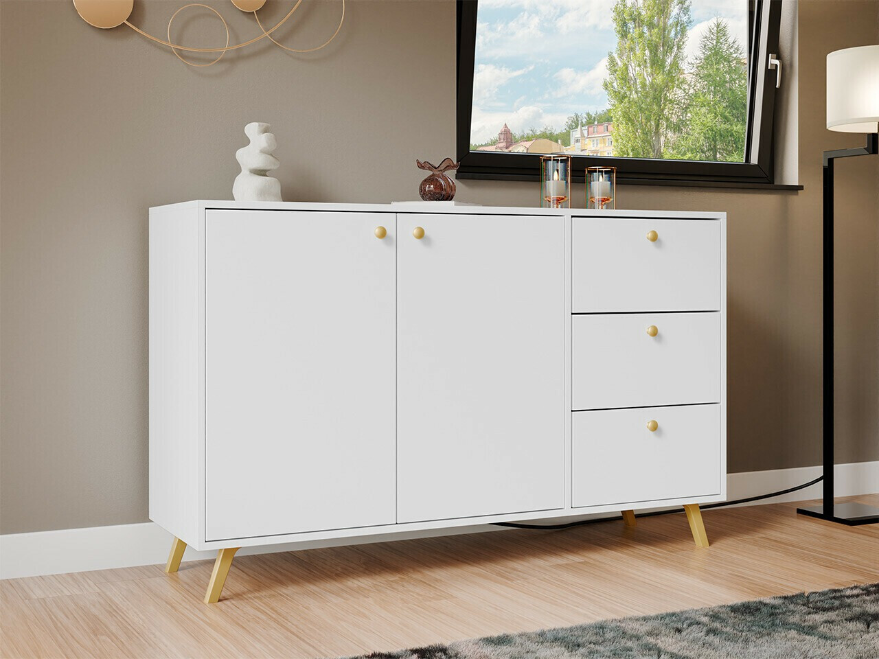 Commode Monfera 100 (Blanc)