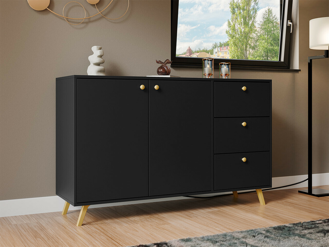 Commode Monfera 100 (Noir)