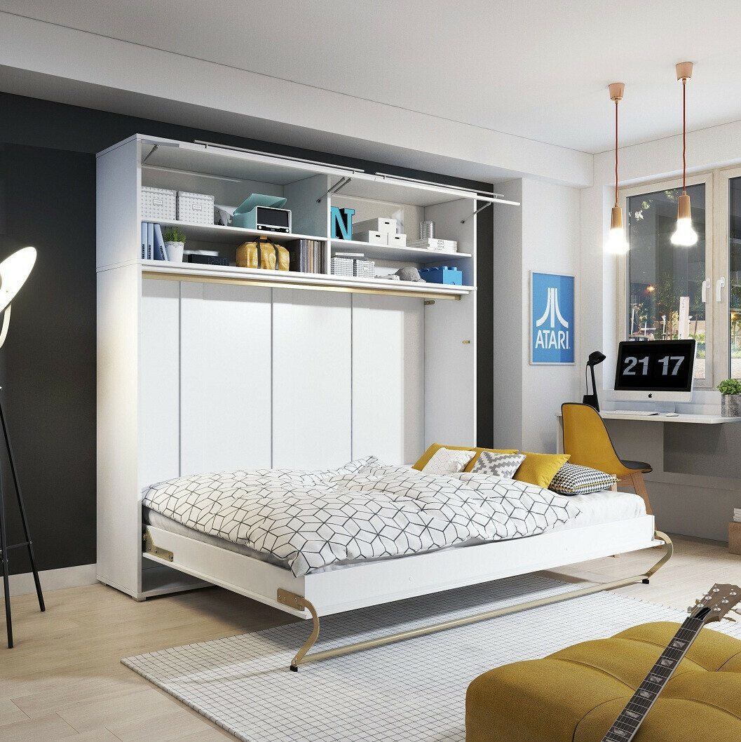 Lit escamotable Concept Pro Lenart IX (Blanc)