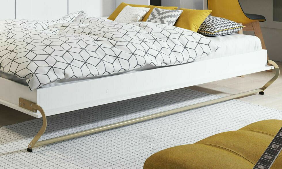 Lit escamotable Concept Pro Lenart IX (Blanc)