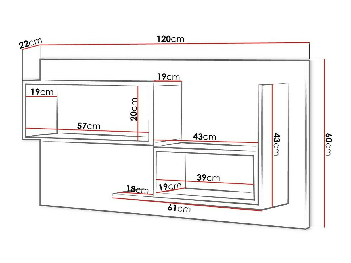 Étagère murale Veravie 111