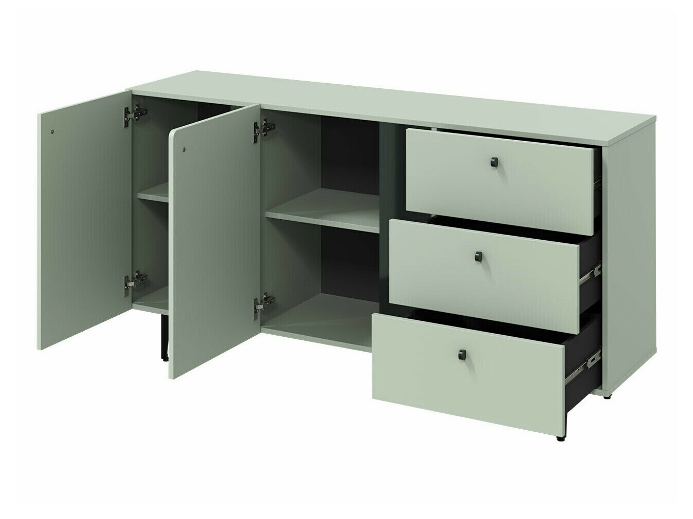 Commode Fresno AF112 (Vert poussiéreux)