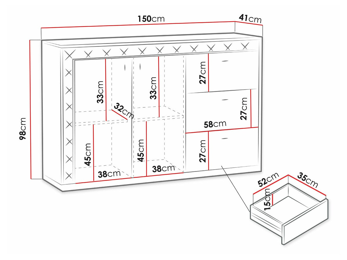 Commode Stanton J103