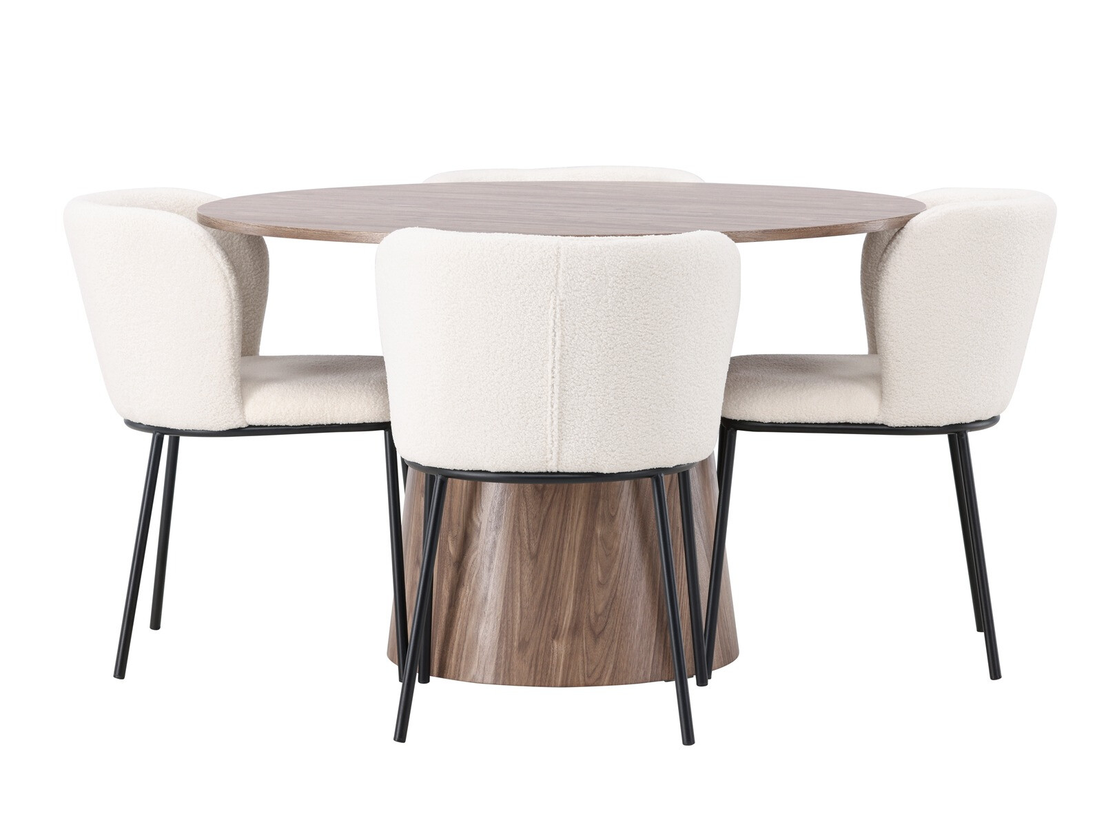 Salle à manger complète Dallas 4314 (Marron)