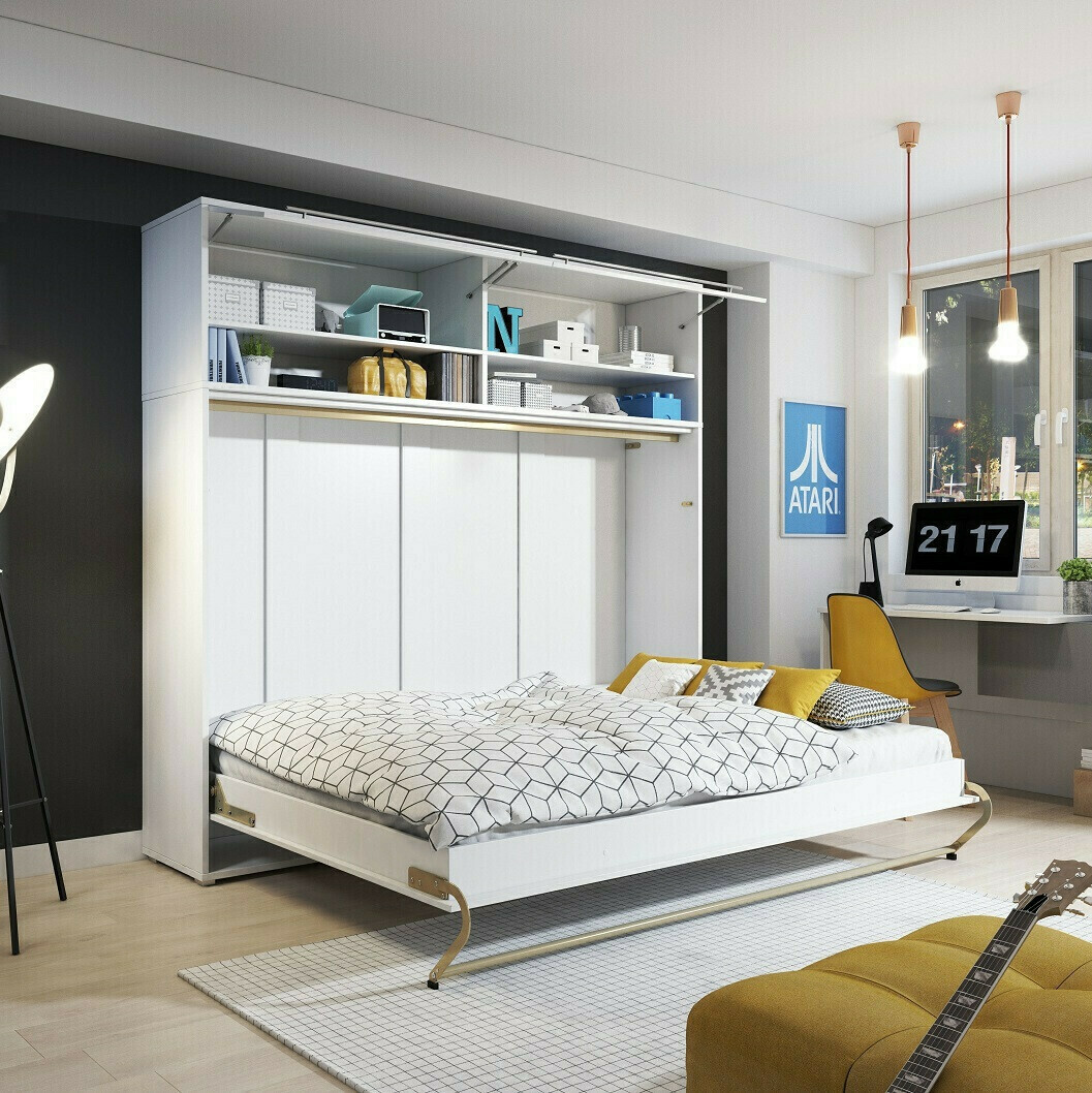 Lit escamotable Concept Pro Lenart IX (Blanc)