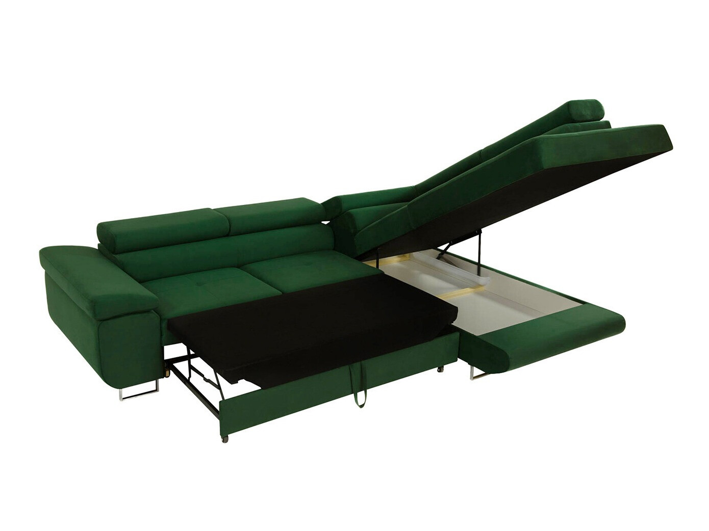 Canapé d'angle Comfivo Eliferu 101 (Boucle Baloo 2073)