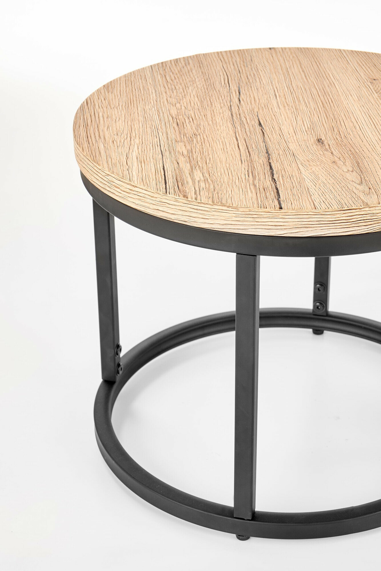 Ensemble tables basses Houston 951 (Chêne de san remo + Noir)