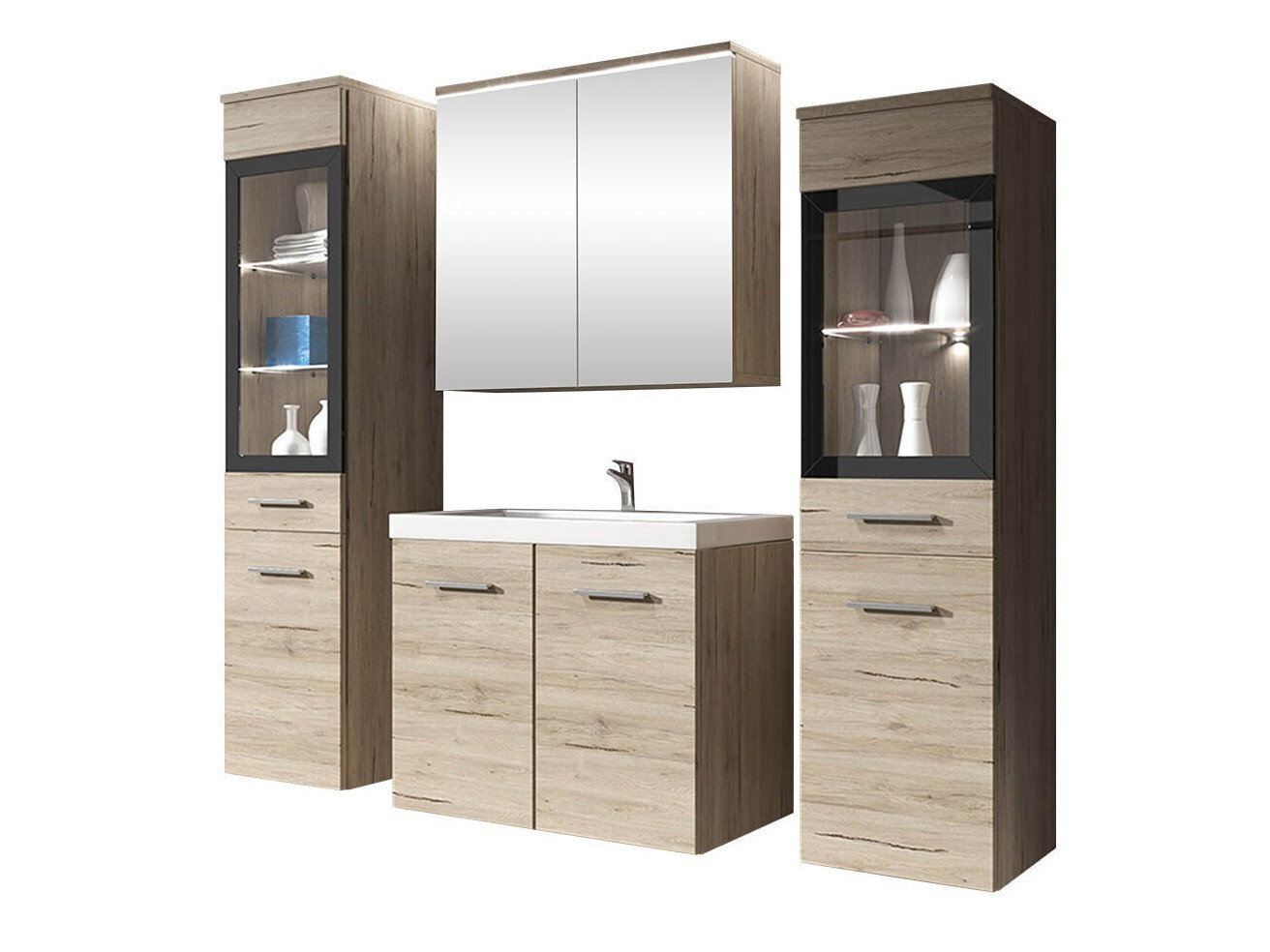 Ensemble de salle de bain Sarasota 140 (Chêne de san remo)