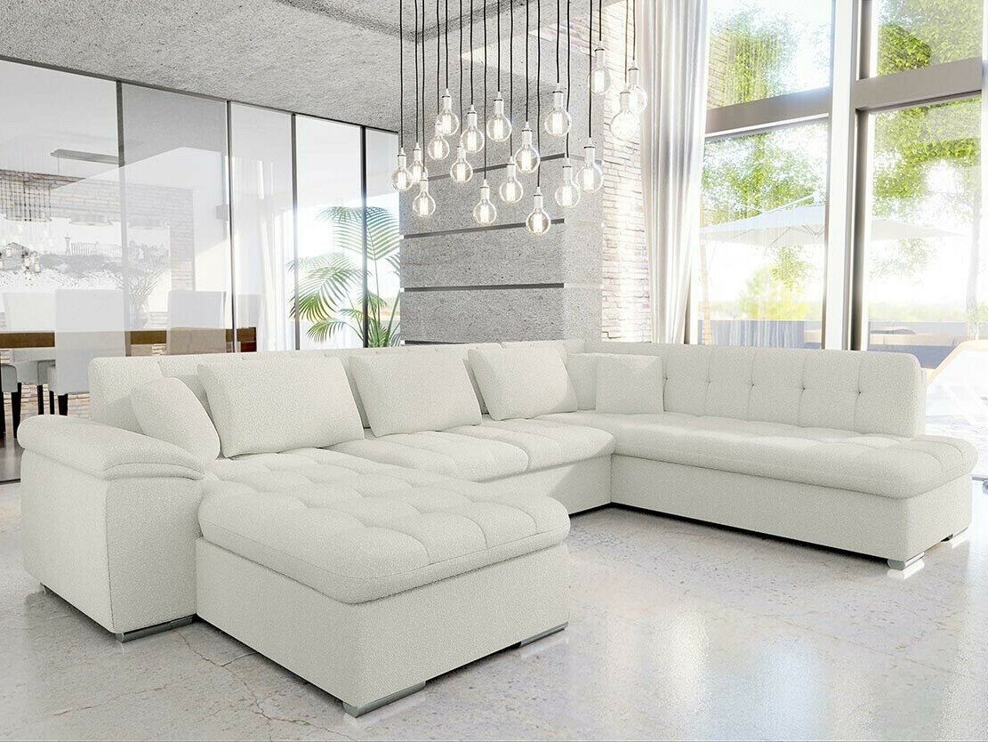 Canapé d'angle Comfivo Gemma VI (Boucle Baloo 2073)