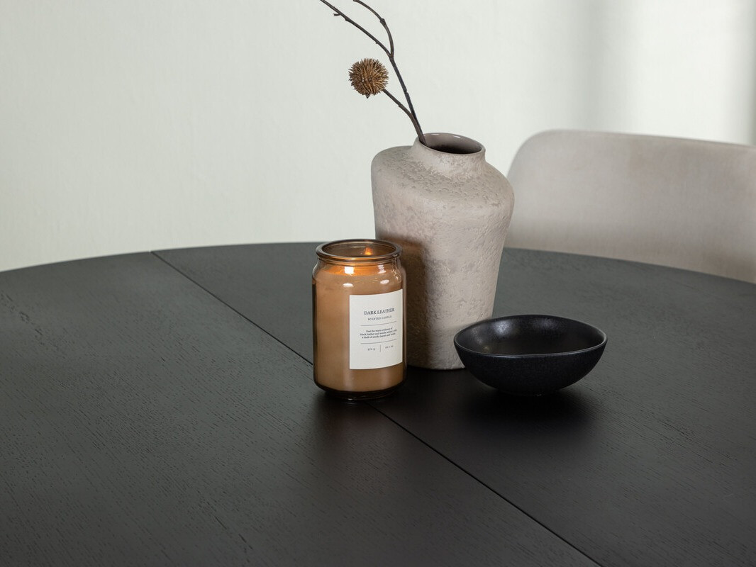 Salle à manger complète Dallas 4335 (Noir + Beige)