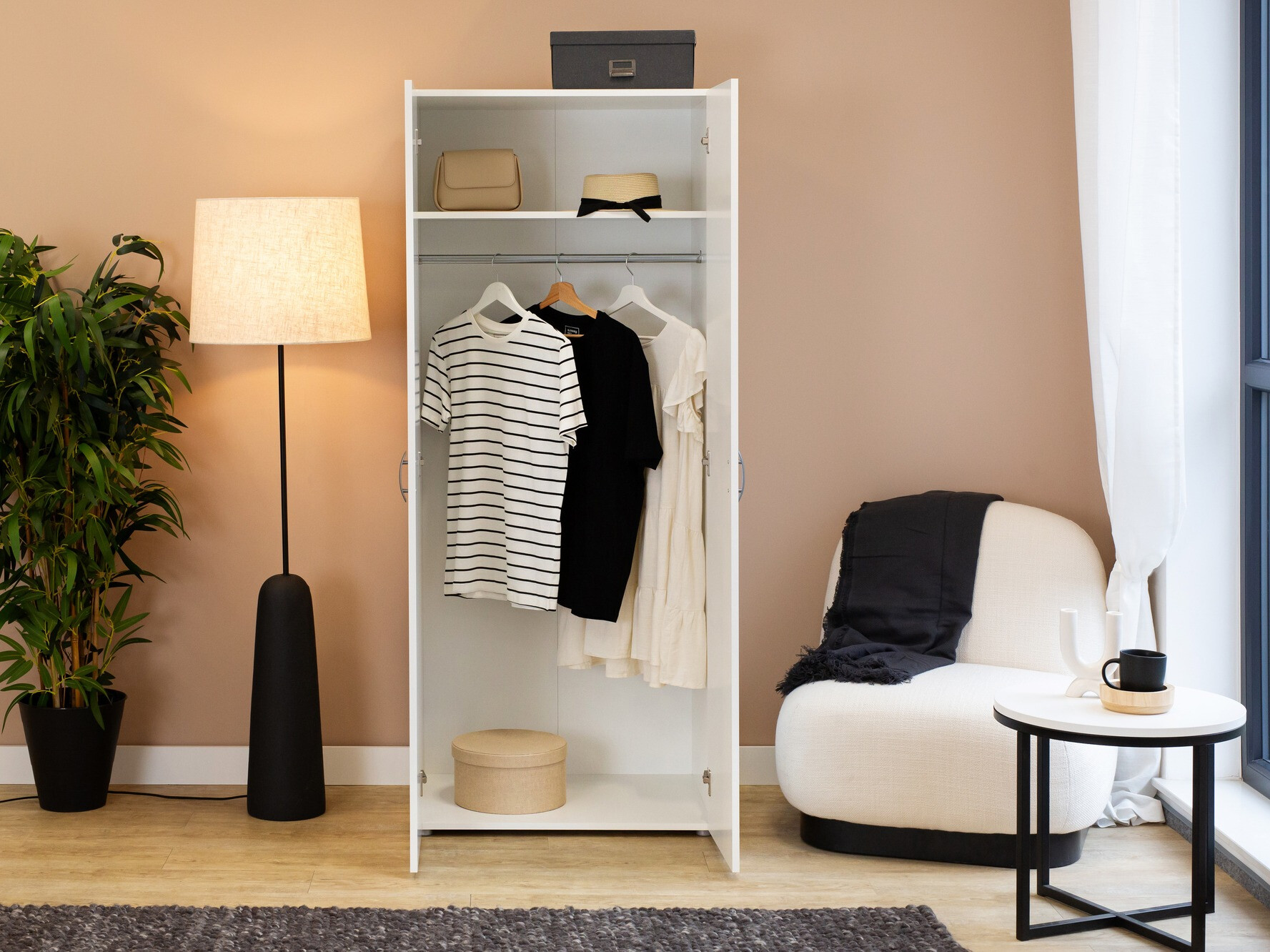 Armoire Bristol 183 (Blanc)