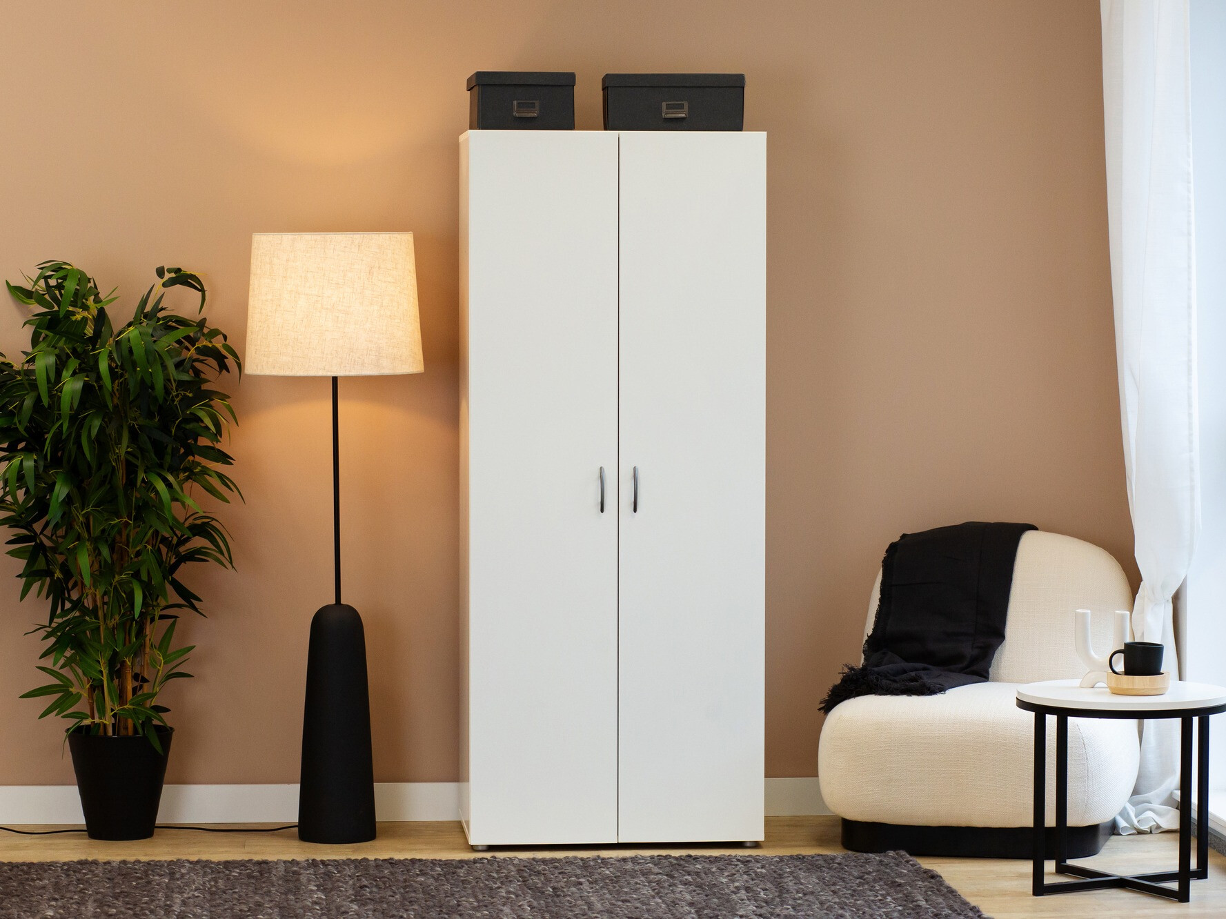 Armoire Bristol 183 (Blanc)