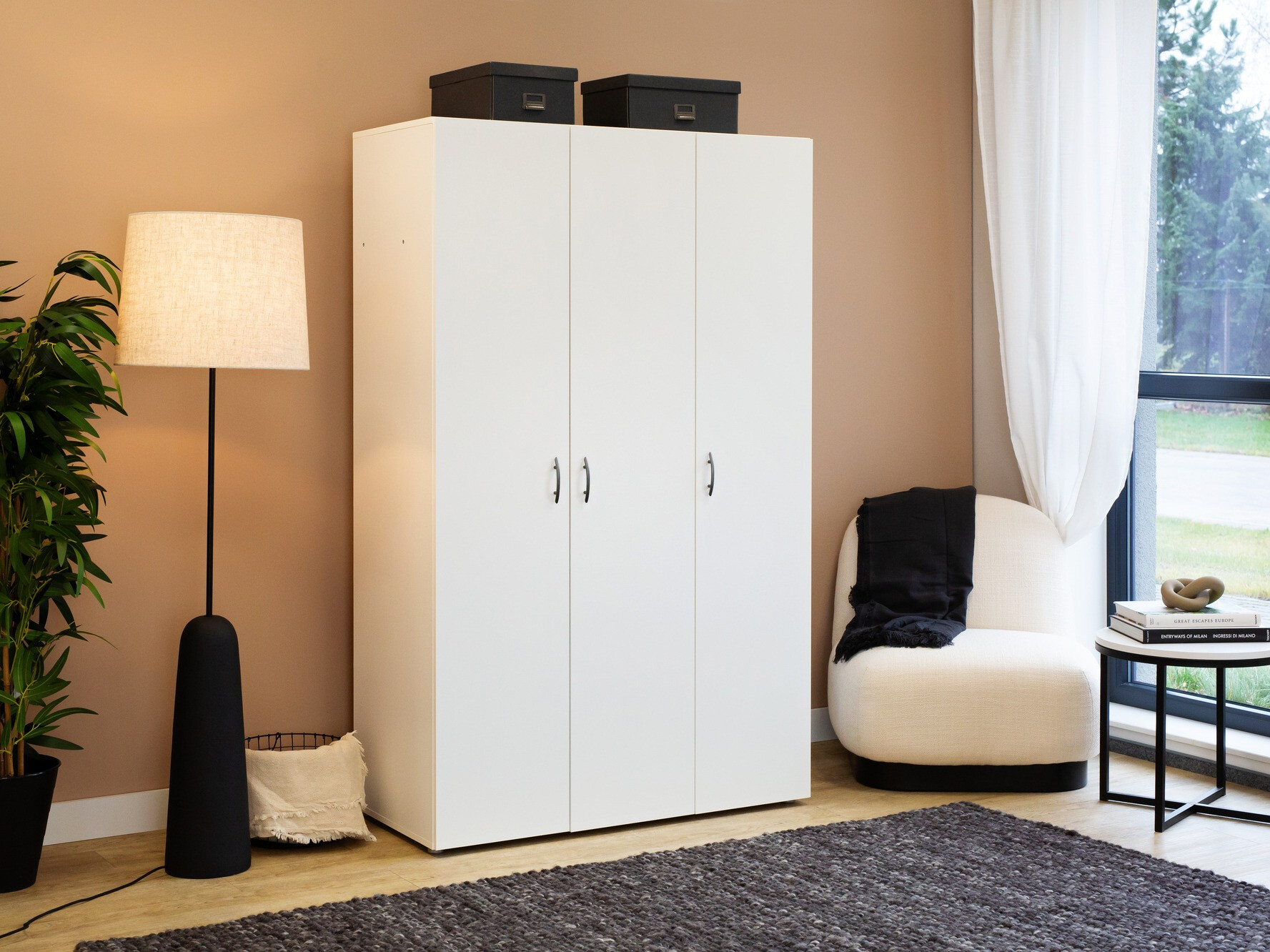 Armoire Bristol 184 (Blanc)