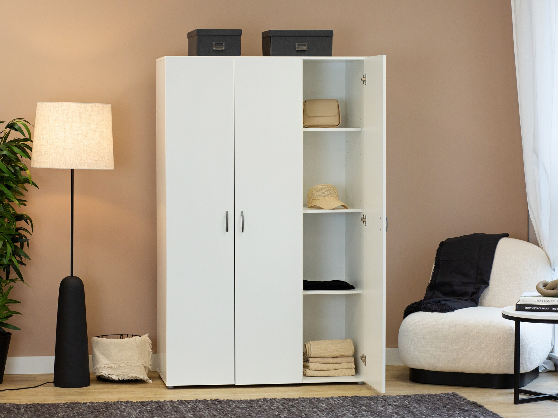 Armoire Bristol 184 (Blanc)