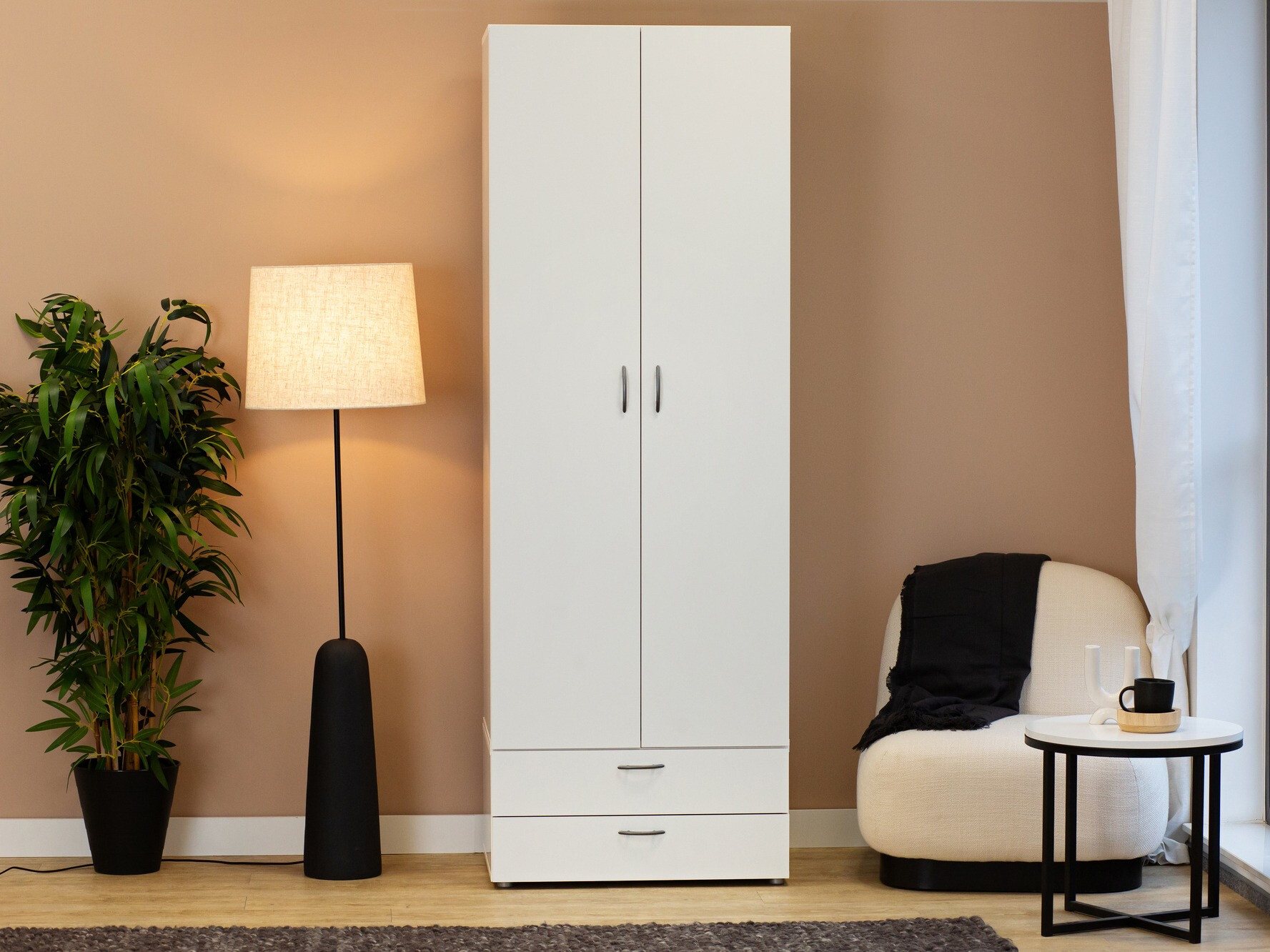 Armoire Bristol 187 (Blanc)