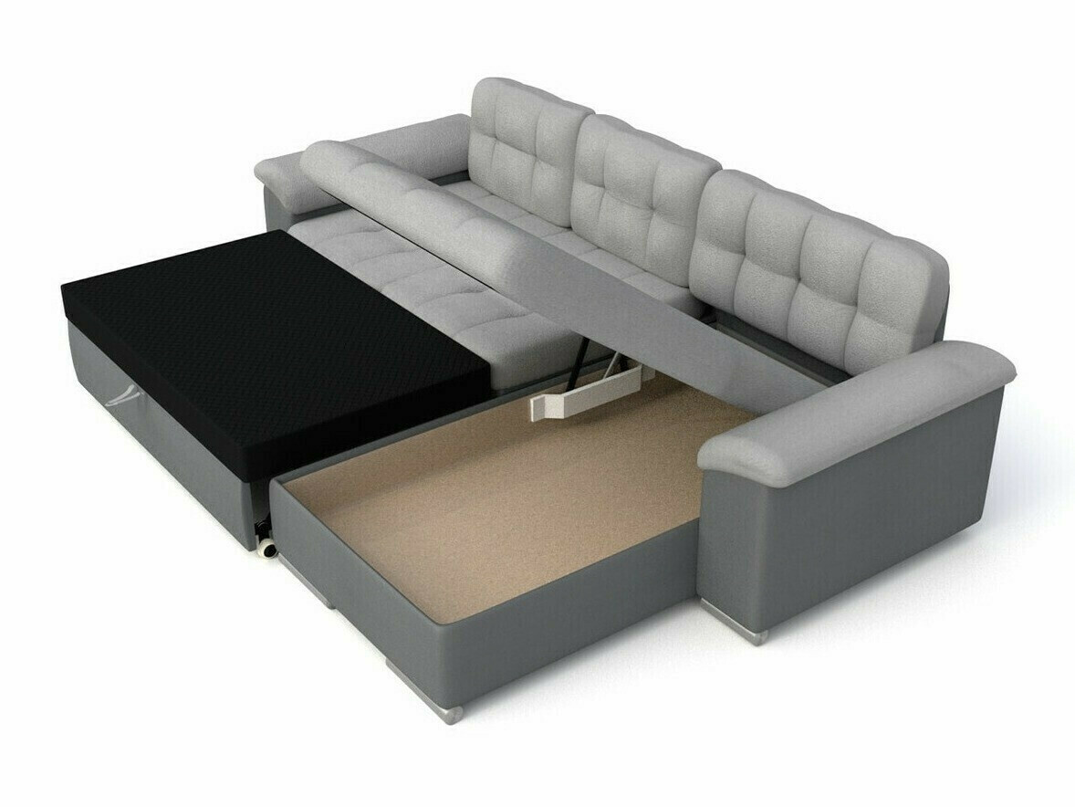 Canapé d'angle Comfivo Mica II (Venus Velvet 2911 + Prestige 2771)
