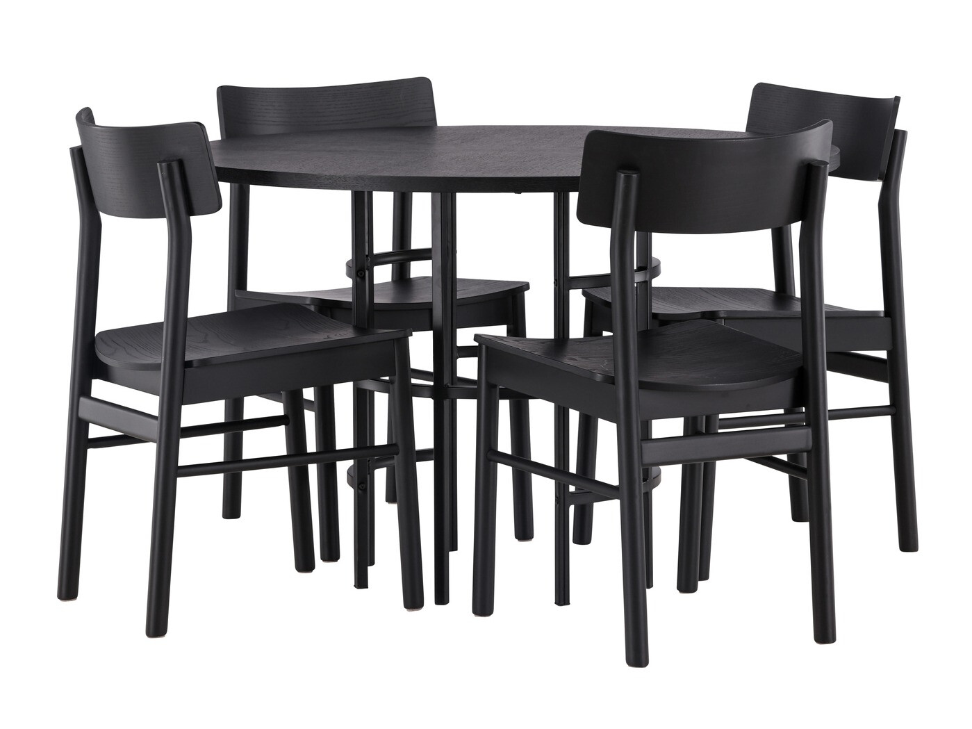 Salle à manger complète Dallas 4336 (Noir)