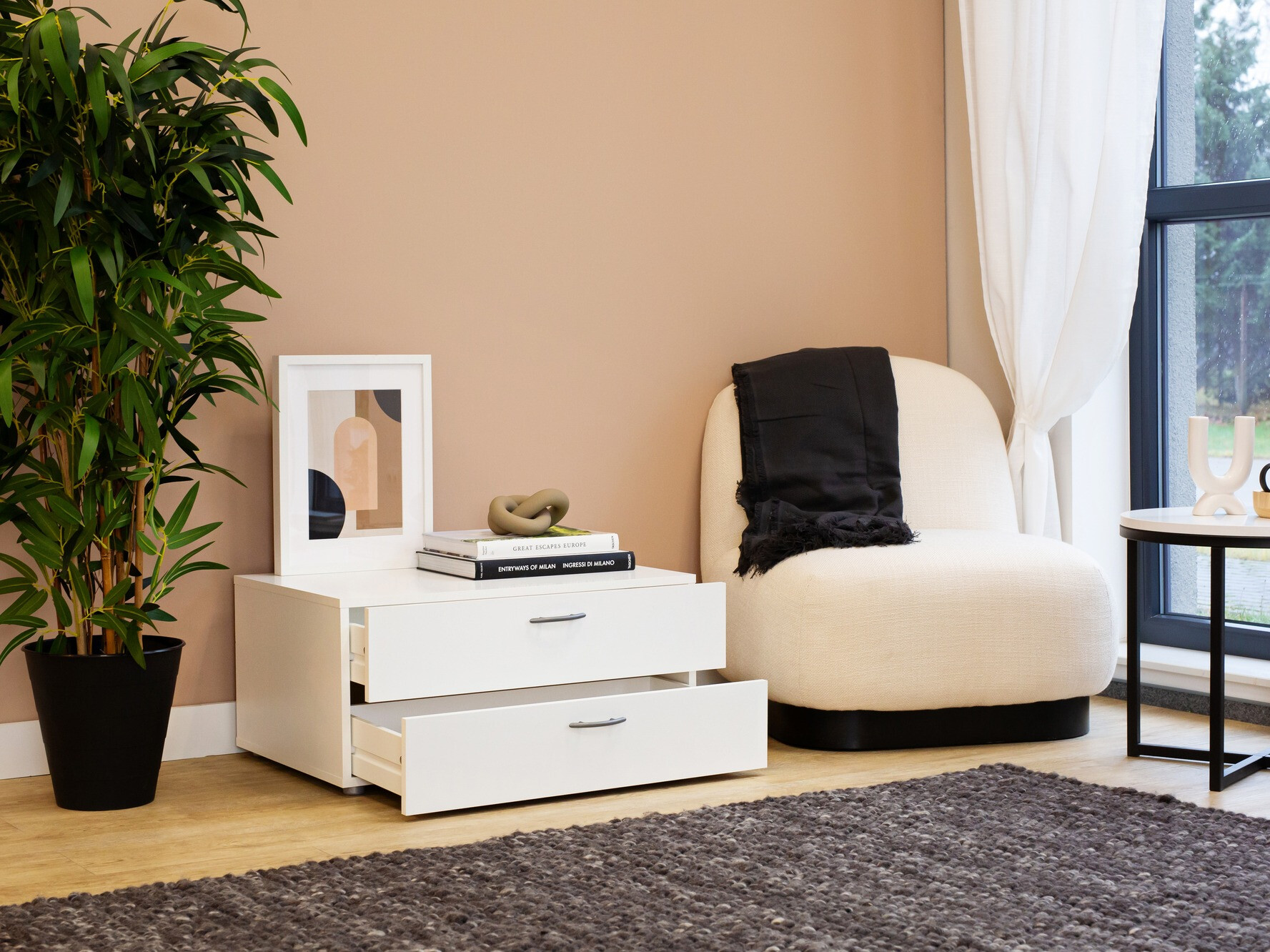 Table d'appoint Bristol 185 (Blanc)