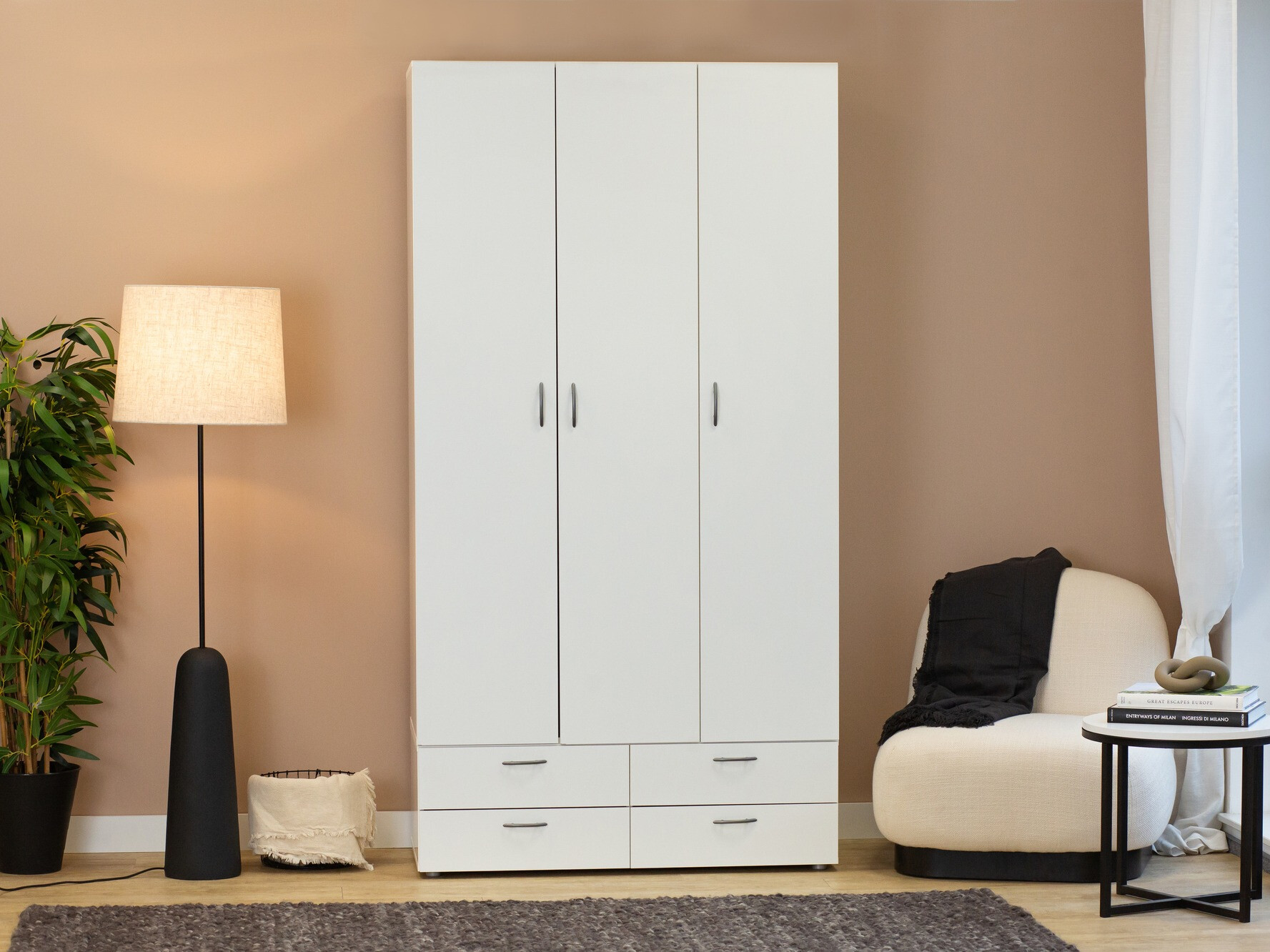 Armoire Bristol 188 (Blanc)