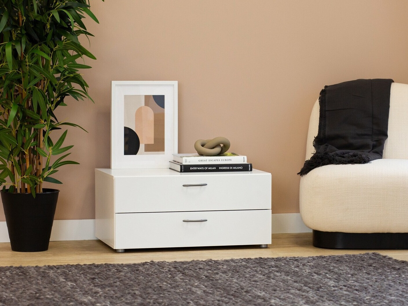 Table d'appoint Bristol 185 (Blanc)