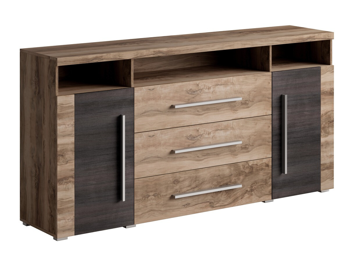 Commode Sorciro 100 (Noyer + Chêne de Lefkas)