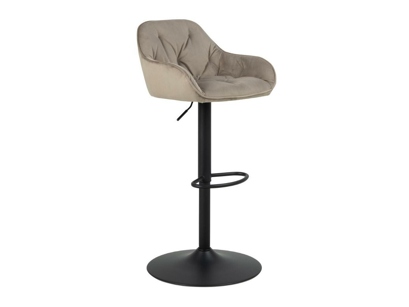 Chaise de bar Norsica 776 (Noir + Beige)