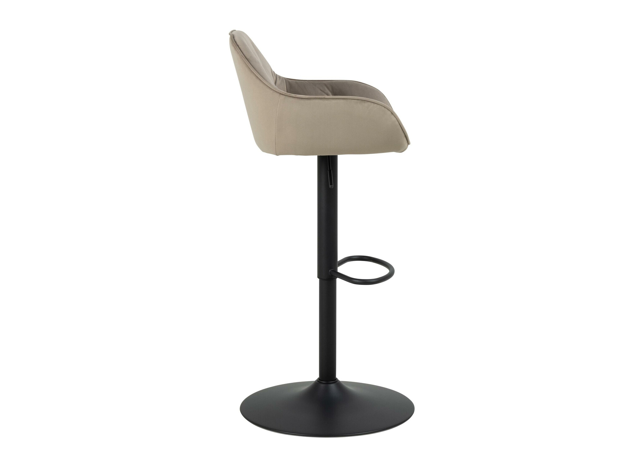 Chaise de bar Norsica 776 (Noir + Beige)
