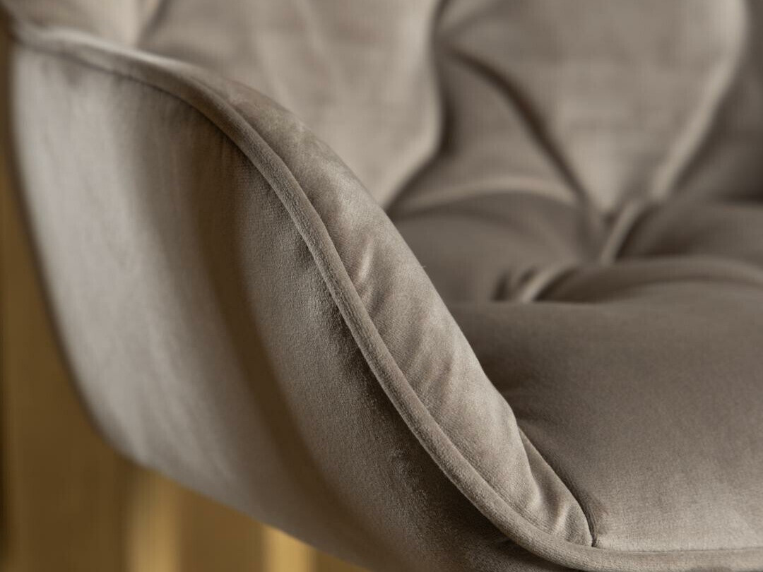 Chaise de bar Norsica 776 (Noir + Beige)