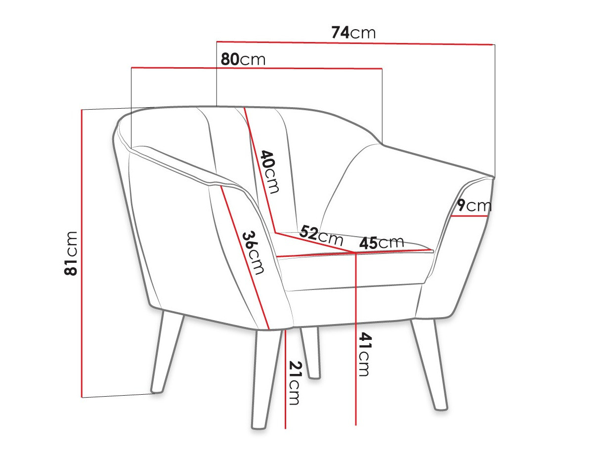 Fauteuil Arvada 120 (Manila 02)