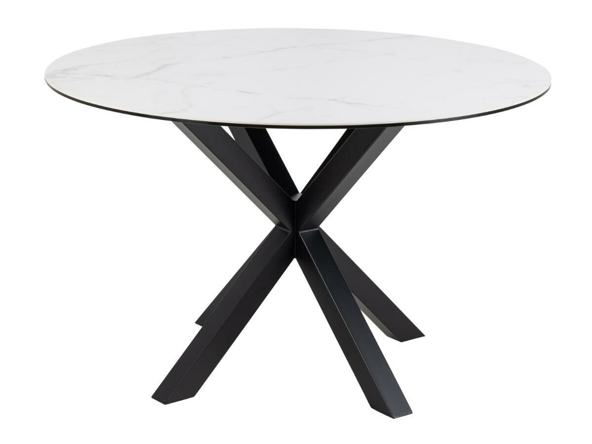 Table Norsica 780 (Noir + Marbre blanc)