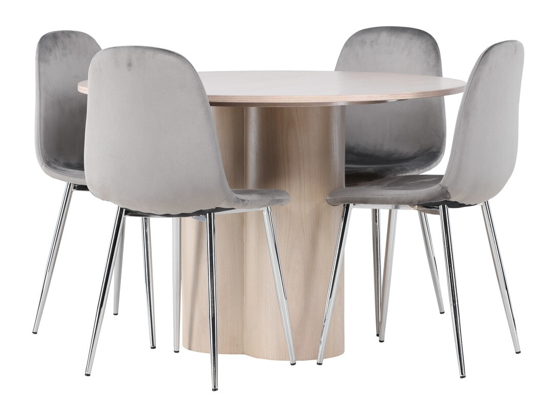 Salle à manger complète Dallas 4354 (Clair bois)