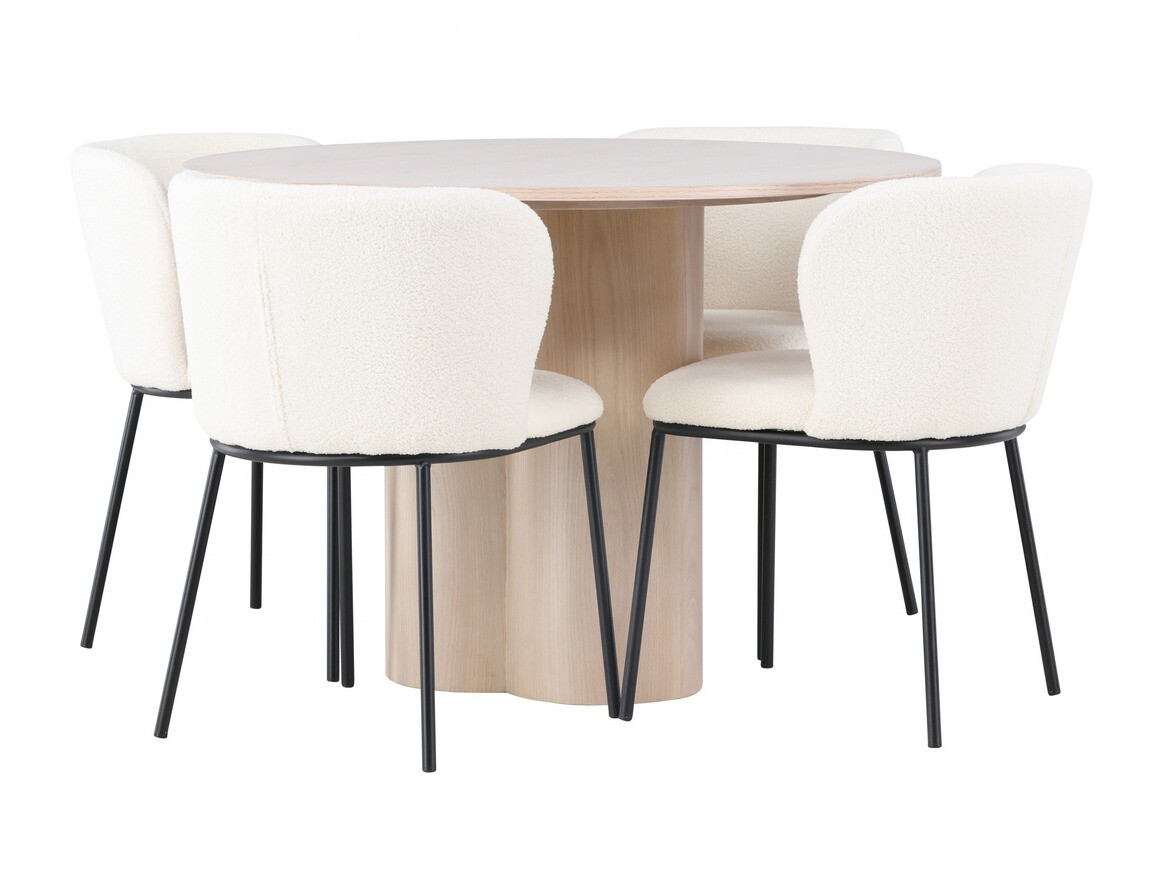 Salle à manger complète Dallas 4356 (Clair bois)