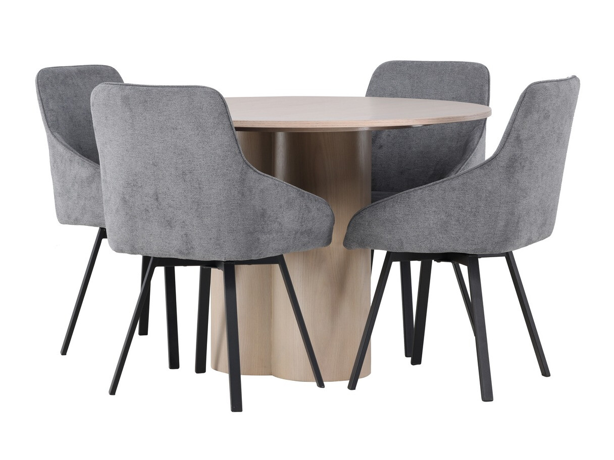Salle à manger complète Dallas 4357 (Clair bois)