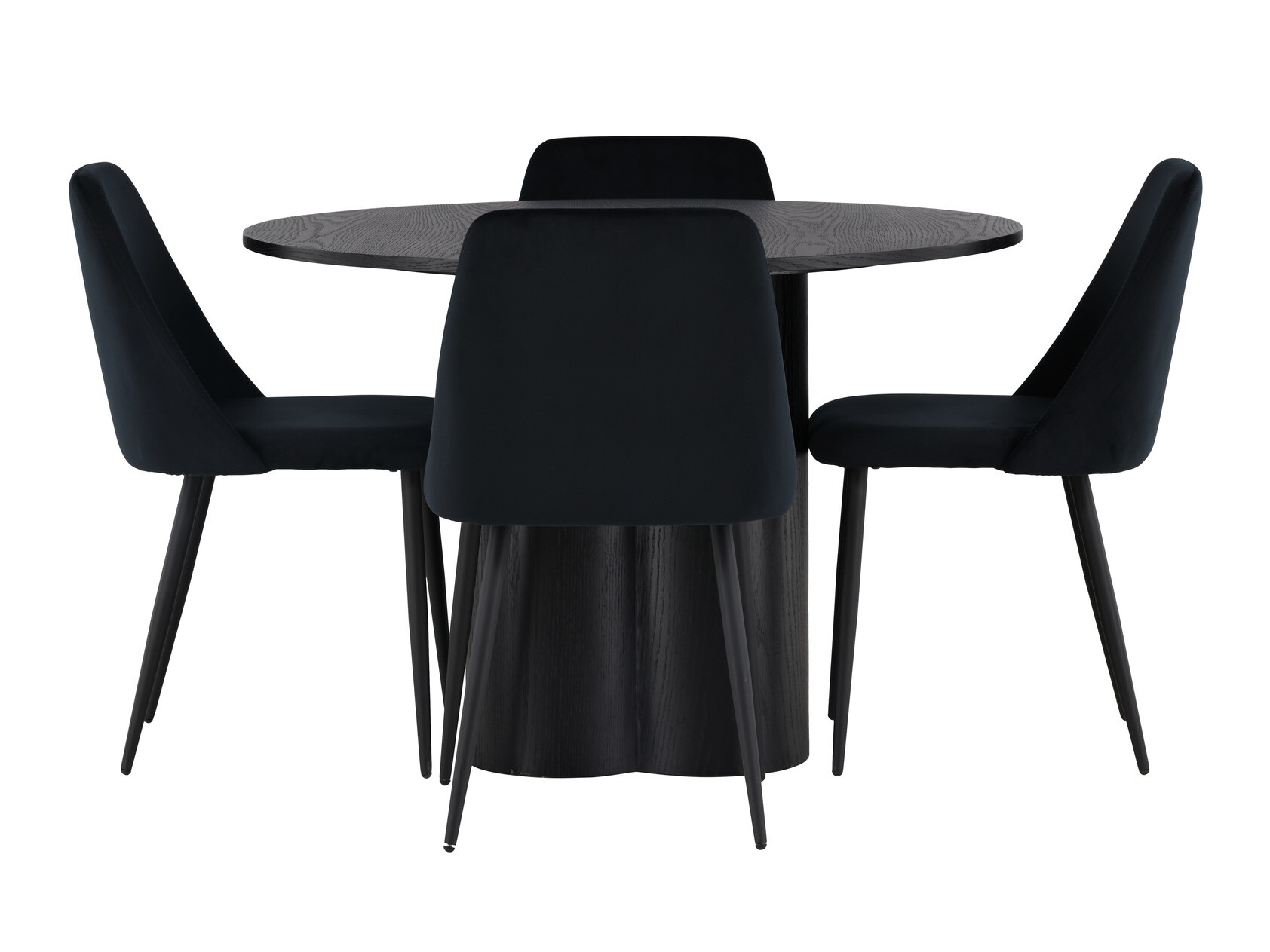 Salle à manger complète Dallas 4359 (Noir)