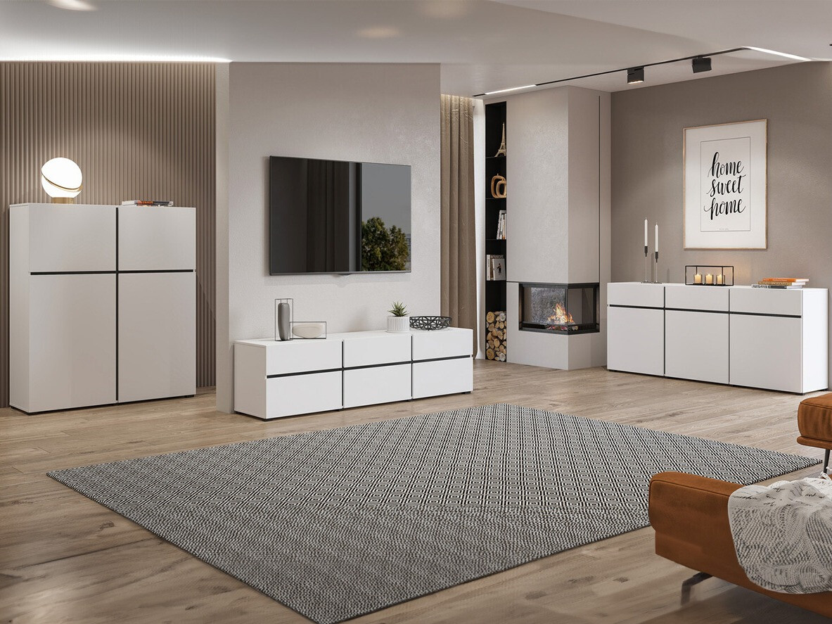 Meuble TV Alfere 102 (Blanc)