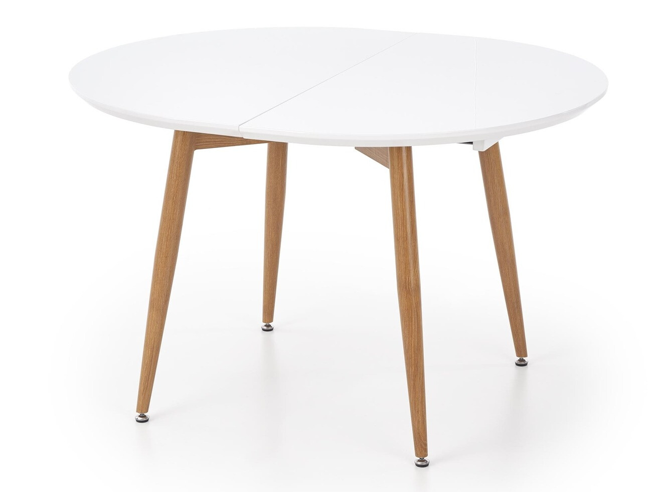Table Houston Humus (Blanc + Chêne miel)