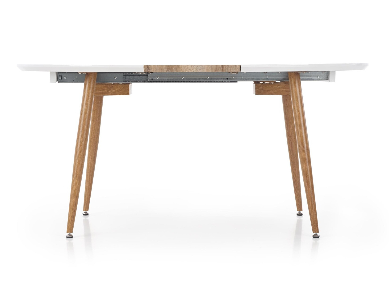 Table Houston Humus (Blanc + Chêne miel)