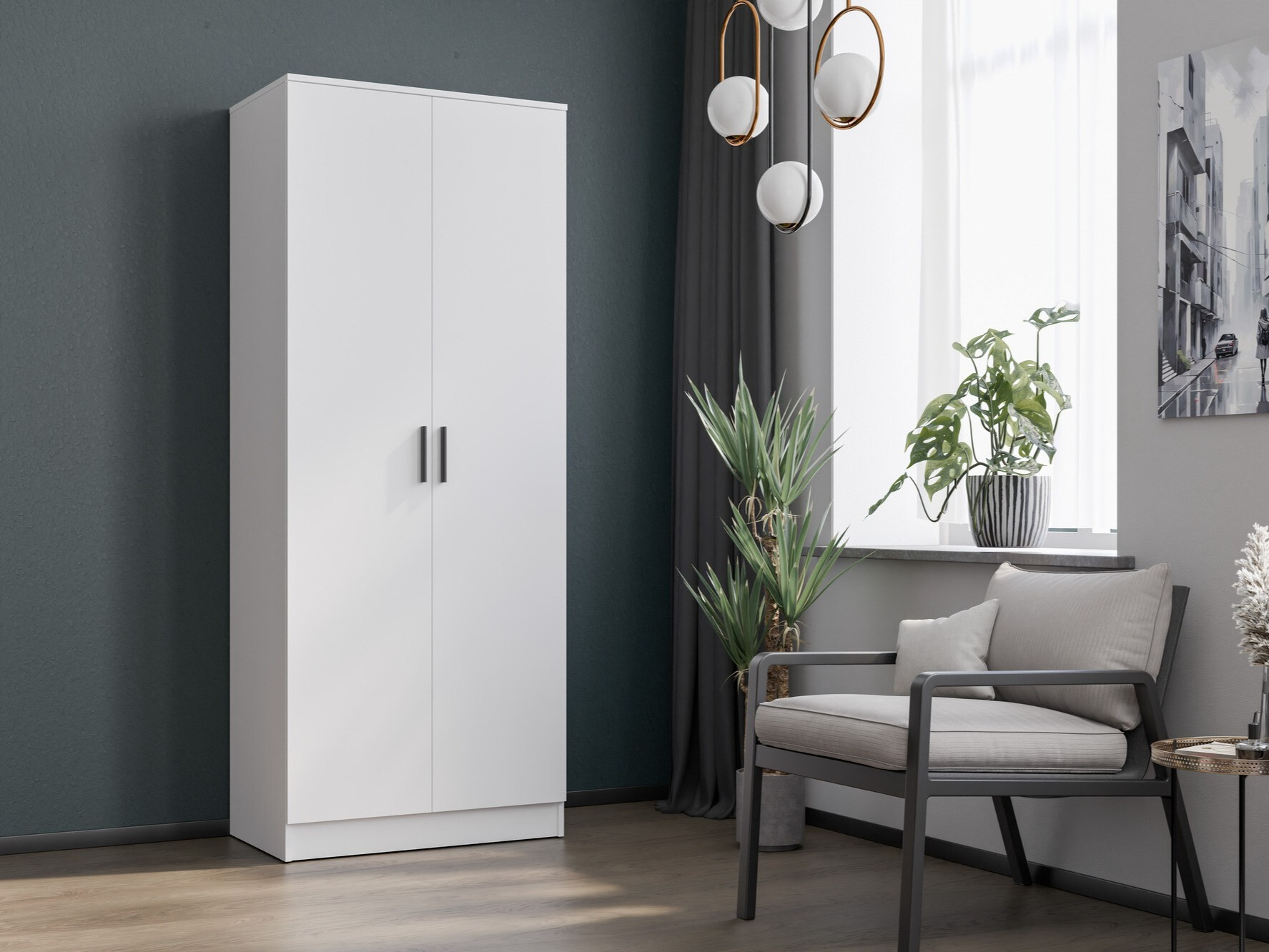 Armoire Orlando 221 (Blanc)